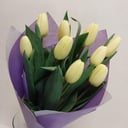 Букет «9 кремовых тюльпанов»