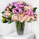 Букет «Леди совершенство» из роз и хризантем