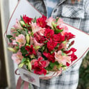 Букет «Хорошее настроение» из альстромерий