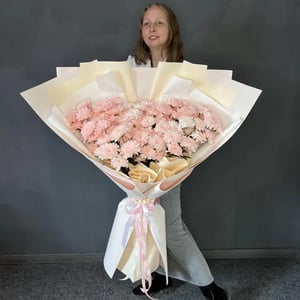 Букет из кустовых хризантем