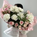 Цветочный букет Нежный привет из роз