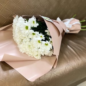 Букет «Зефирка» из хризантем