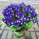 Букет «Аметисты» из ирисов