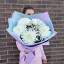 Букет Белых Хризантем