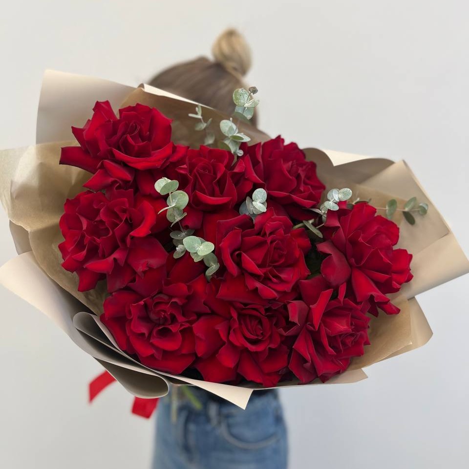 Букет «9 красых французских роз»