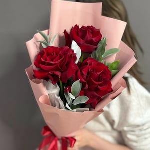 Букет «3 французские розы, арт.1118»