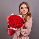 Букет из 35 красных роз