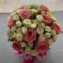 Шляпная коробка с цветами «Мелодия любви» из роз