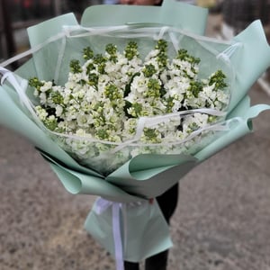 Букет «Белый ангел» из экзотических цветов