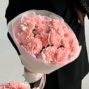 Букет из нежных розовых гвоздик номер 29