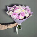 Монобукет из хризантем