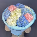 Букет из 9 гортензий микс