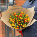 Букет тюльпанов 51 шт на 8 марта