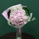 Букет «Фантазия 13» из гипсофил и гортензий