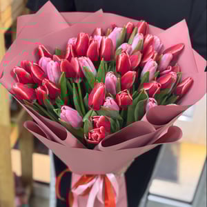 Букет «Овации» из тюльпанов