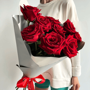 Букет «Лодочка» из роз