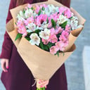 Букет «Альстромерии 11 шт в крафте»