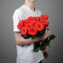 Монобукет из 11 оранжевых роз