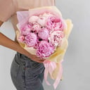 Букет «11 розовых пионов»