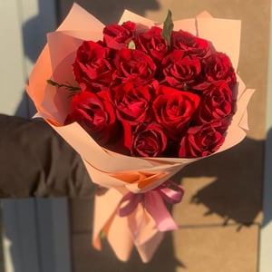 Букет «Красная шапочка» из роз