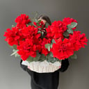 Корзина с цветами «Букет из французской розы»