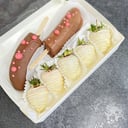 Сладкие сны клубника и банан в шоколаде