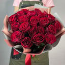 Букет «21 Роза Мадам Ред 40 см»