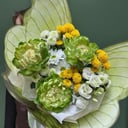 Букет «Бабочка с розой Вегги»