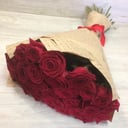 Букет «25 роз в крафте»