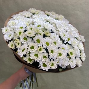 Букет из хризантемы сантини