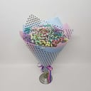 Букет разноцветных гипсофил