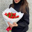 Букет из 25 тюльпанов