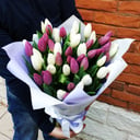 Букет «Весенний день» из тюльпанов