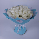 Букет «51 роза сорта Близард»