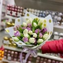 Букет «Ясное утро» из тюльпанов