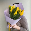 Букет «15 желтых тюльпанов»