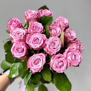Букет «Роза сиреневая Маритим 15шт»