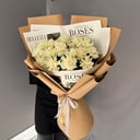 Букет гигант из Французских роз "Эстет"