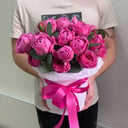 Шляпная коробка с цветами «Дольче Вита»