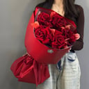 Букет «Алый рассвет» из роз