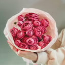 Букет «Пионовидные розы Мисти Баблс»