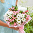 Букет Альстромерии с Хризантемой