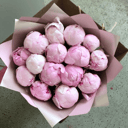 Букет из 15 пионов Сара Бернар