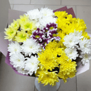 Букет «Вдохновение» из хризантем