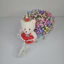 Композиция с гипсофилой "Ехали медведи"