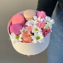 Подарочный набор «Сладкий Набор» из эустом и хризантем