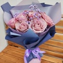 Букет «Сиреневый туман» из гипсофил