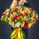 Букет из 101 альстромерии