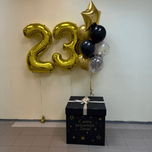 Набор шаров с гелием 573 -сюрприз