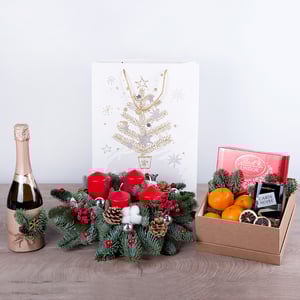 Подарочный набор «Морозко с безалкогольным шампанским»